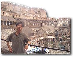 [Inside the Colosseum]